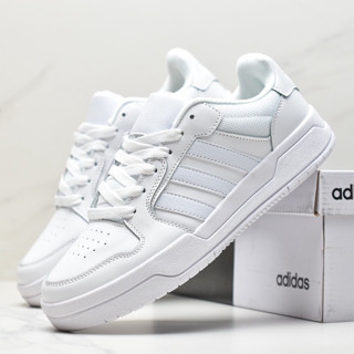 Adidas plain best sale white shoes