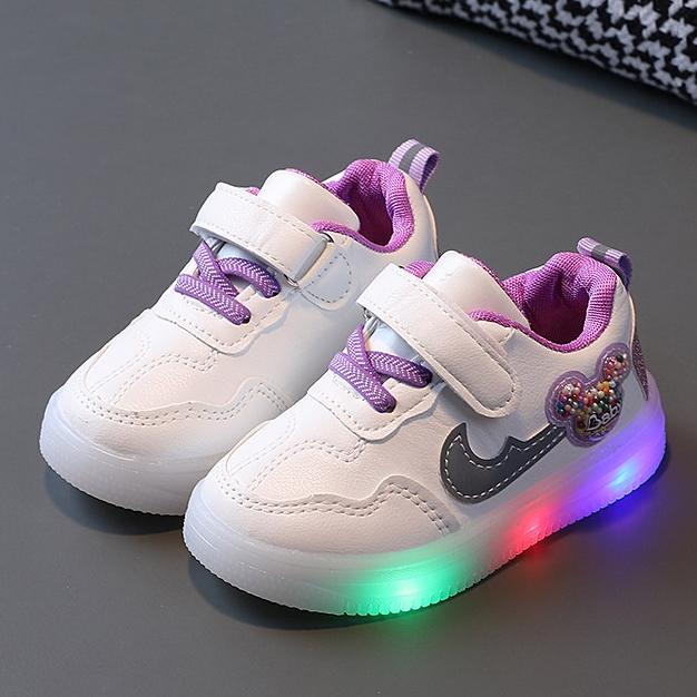 Shoes 1-6 Years Old Boy's Sneakers Girls' Casual Shoes Toddler LED Light Shoes