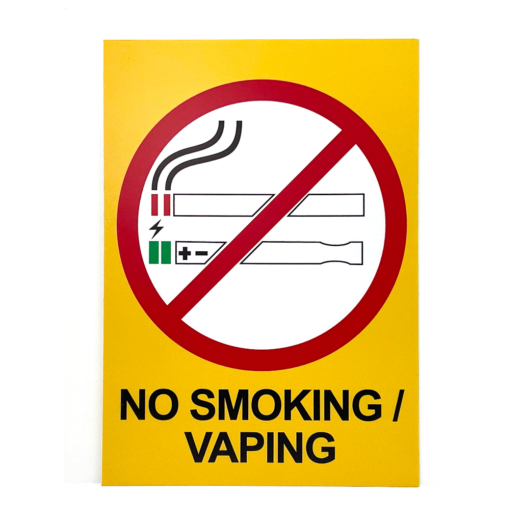 NO SMOKING / VAPING Signage ( 210mm x 297mm ) | Shopee Philippines