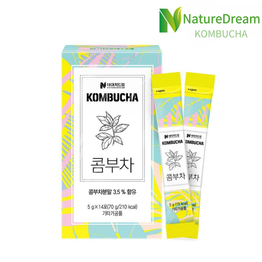 [Naturedream] KOMBUCHA - Lemon-Flavored, Vitamin C & Dietary Fiber ...