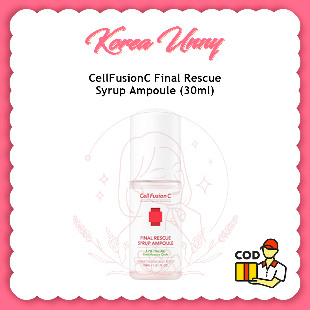 CellFusionC Final Rescue Syrup Ampoule (30ml) | Shopee Philippines
