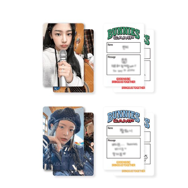 NewJeans - BUNNIES CAMP PHOTO CARD SET | Shopee Philippines