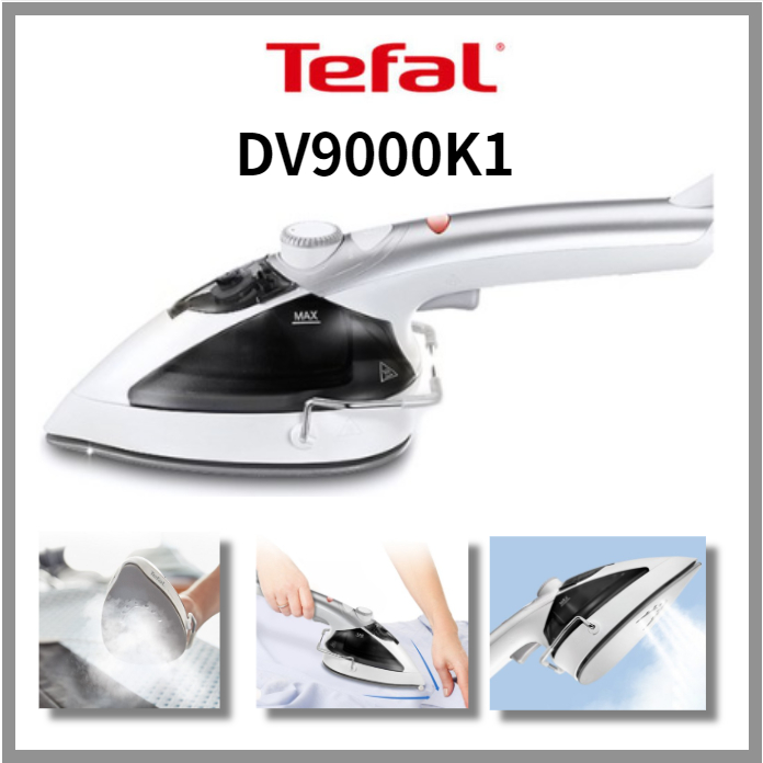 Tefal DV9000K1 Handheld Steam Iron Quick Steamer 2IN1 STEAMBRUSH Stand