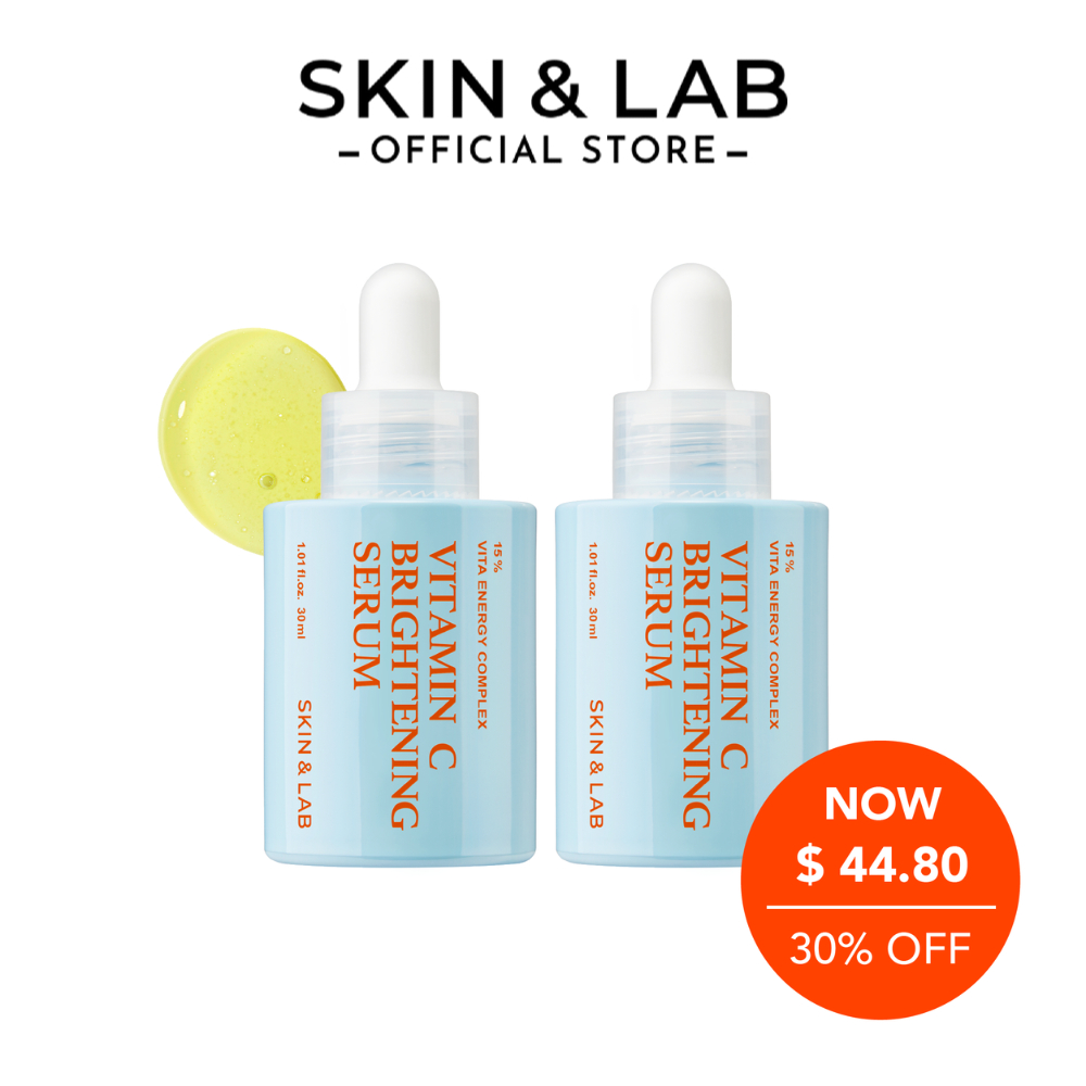 Skin & Lab Vitamin C Brightening Serum Set Of 2 (30Ml X 2Pc ) Shopee