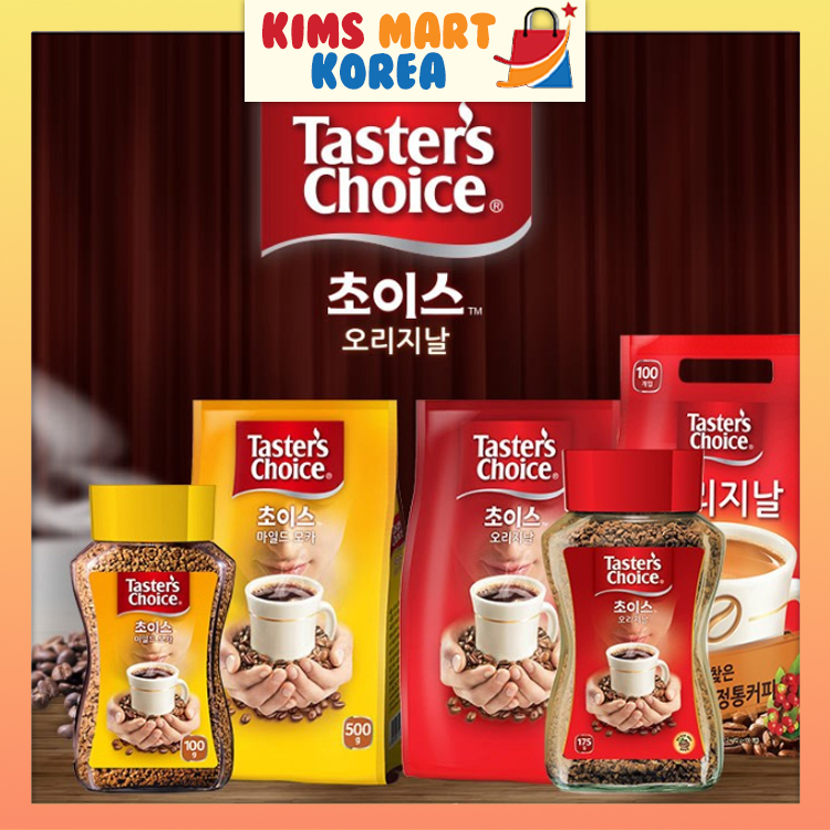 Nestle Taster's Choice Instant Coffee Mix Powder Original, Mild Mocha