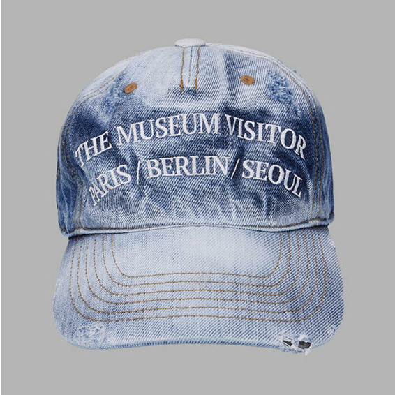 THE MUSEUM VISITOR] Washed Denim Ballcap, Washed baseball