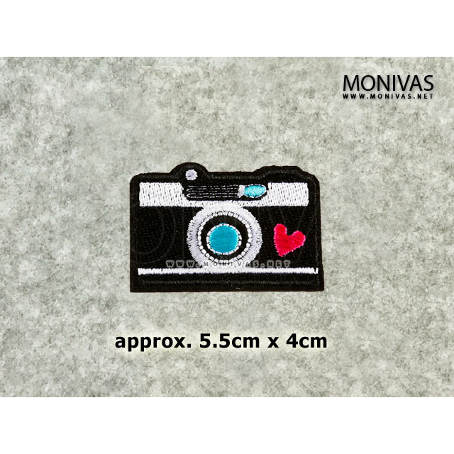 Camera Iron On Patch DIY Photography Embroidery Applique Badge ...