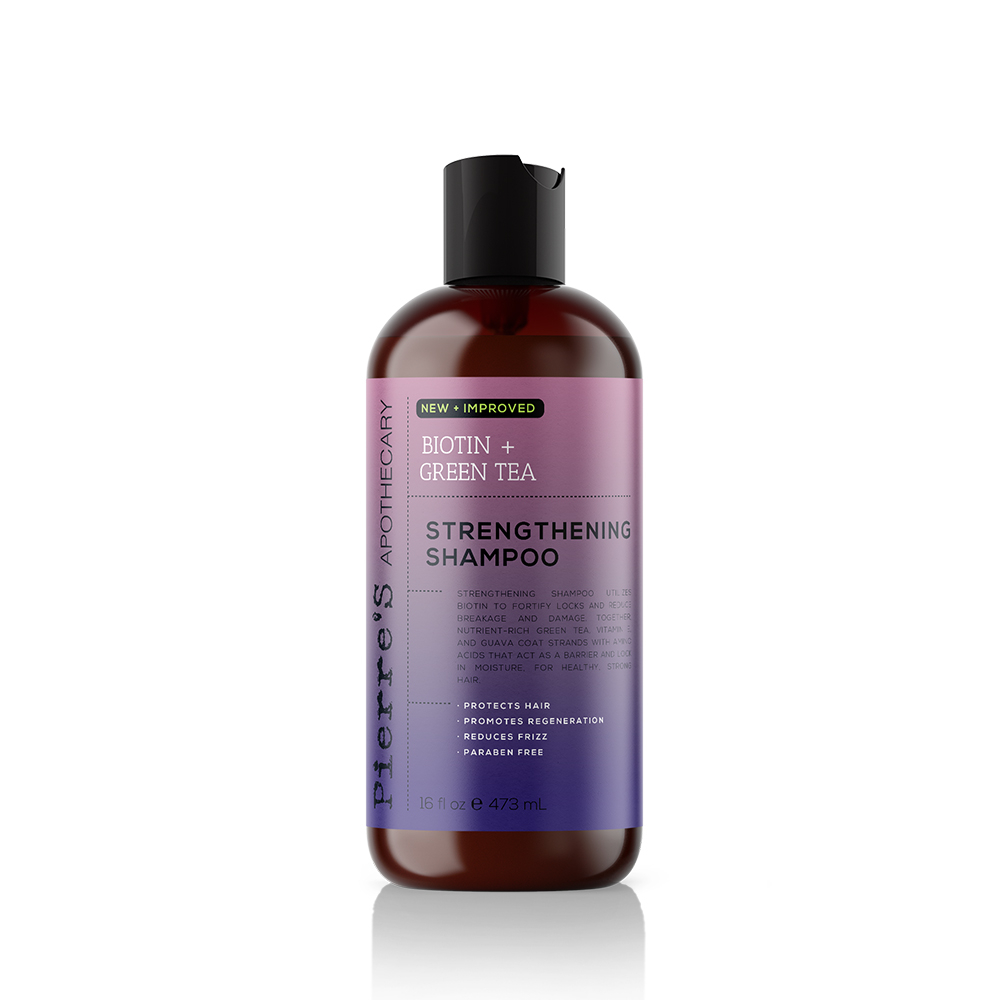 Pierres Apothecary Strengthening Biotin Green Tea Shampoo 473ml