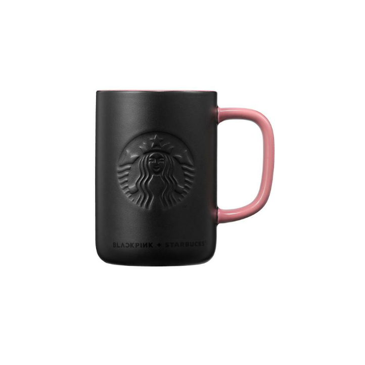 BLACKPINK + STARBUCKS Collaboration MD - Blackpink black ceramic mug ...