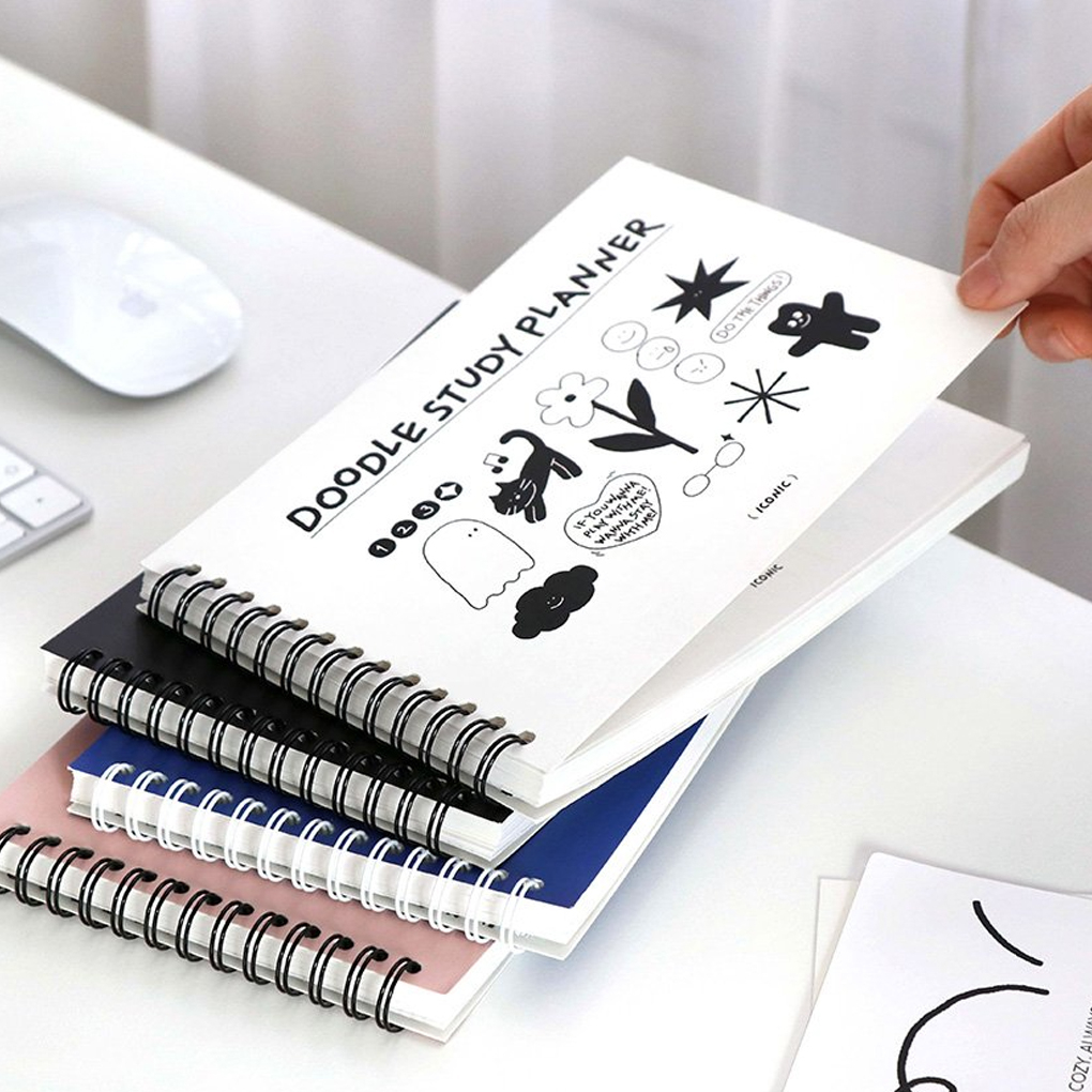 ICONIC Doodle Study Planner 6 Months | Shopee Philippines
