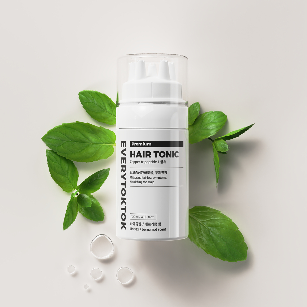 [Korean] {EVERYTOKTOK Hair Tonic} (120 ml) Everyday Premium Scalp