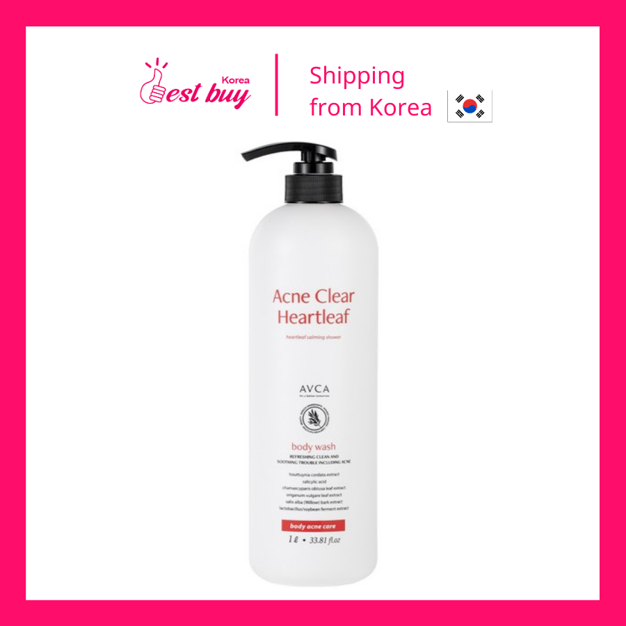 AVCA Acne Clear Heartleaf Body Wash 1L Shopee Philippines