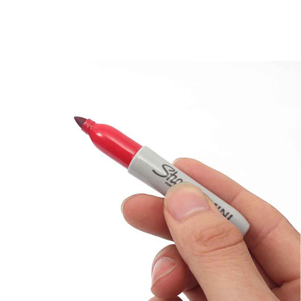 Sharpie Mini Permanent Markers (Black & Red) | Shopee Philippines