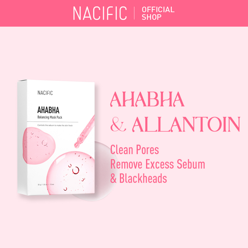 NACIFIC Aha Bha Balancing Mask Pack 10 Pcs | Shopee Philippines