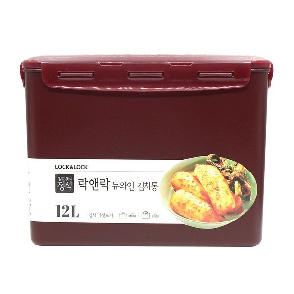 Lock&Lock New Wine Kimchi Container Two Handle 12 L 1 ea 김치통 Shopee