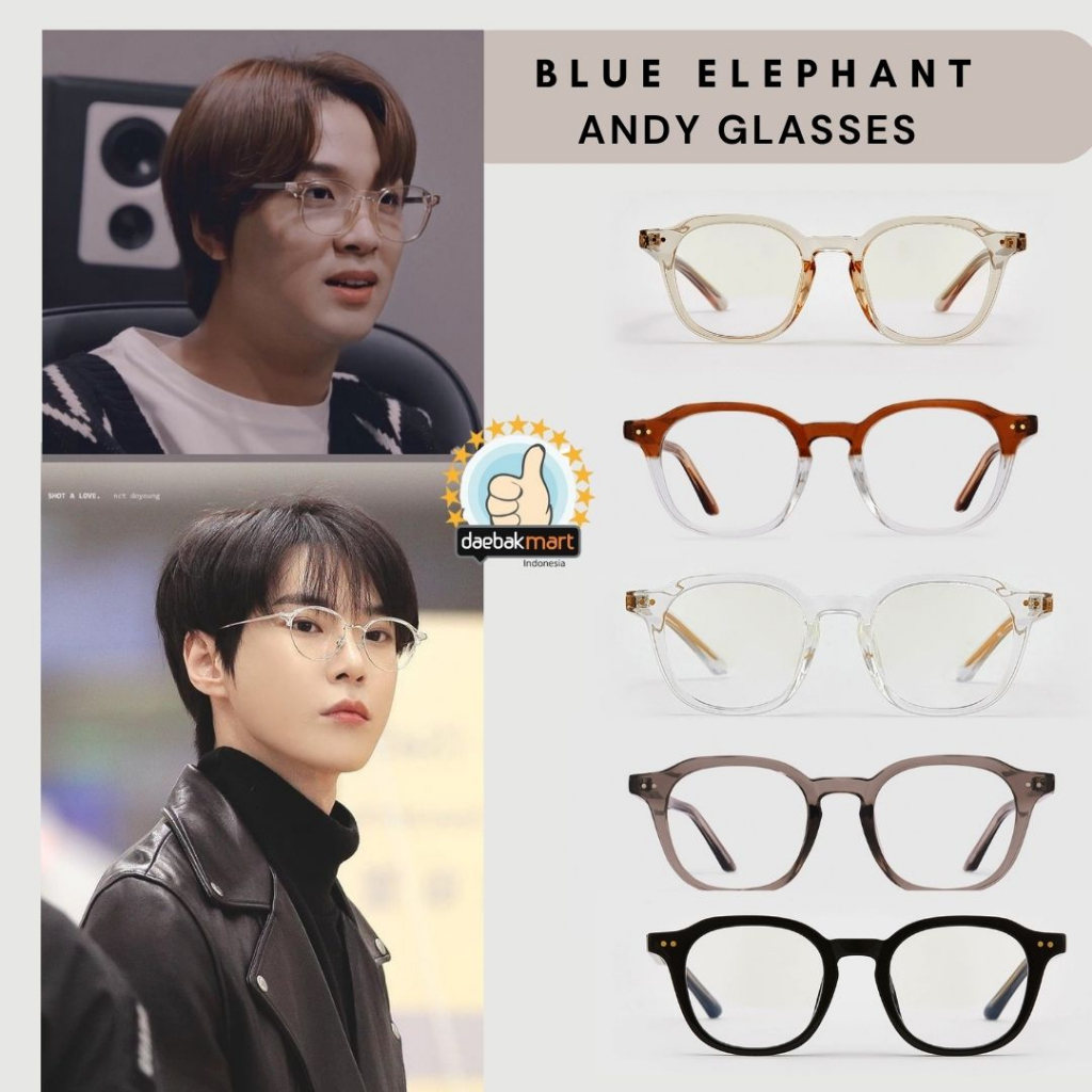 BLUE ELEPHANT ANDY Glasses Haechan's NCT Pick CIX YONGHEE