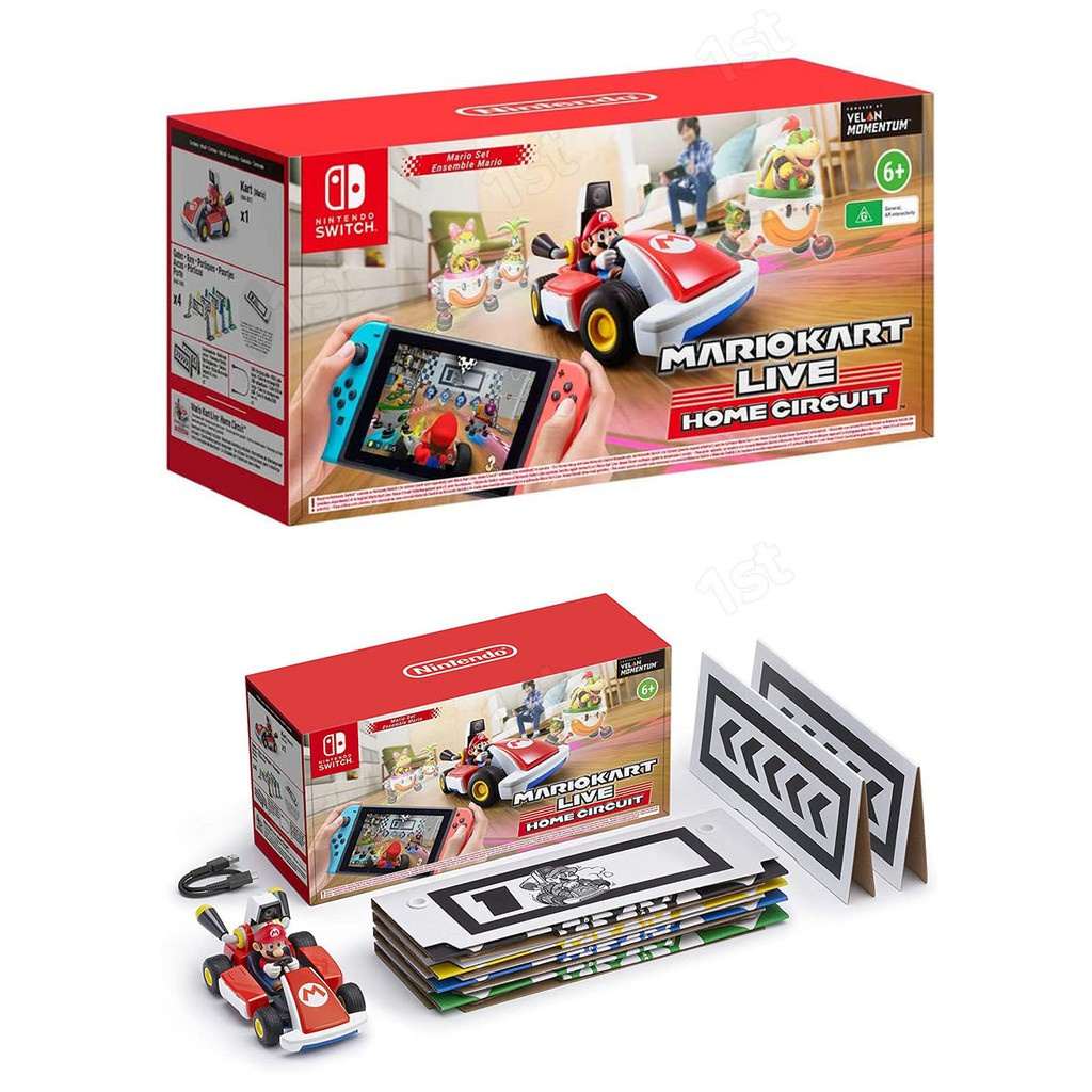 Nintendo Switch Mariokart Live Home Circuit Mario Kart Set Luigi