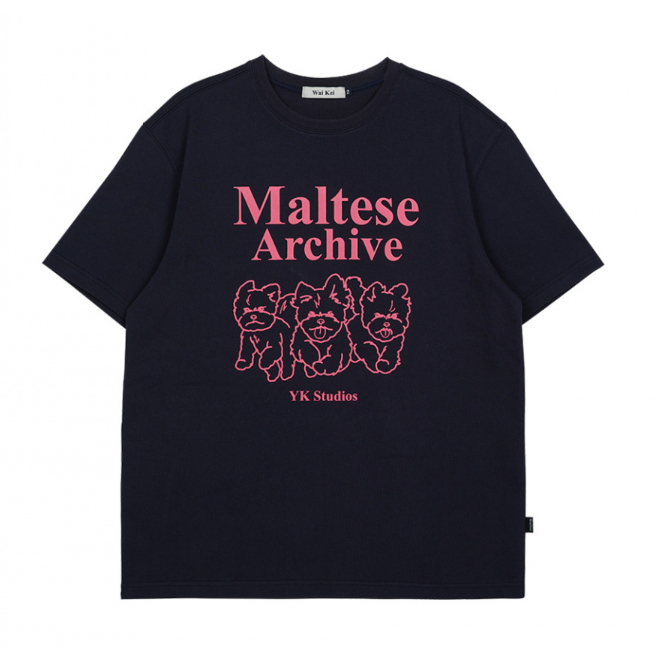 ★ Wai Kei★ Maltese Archive Raglan Man to Man Black YKBE01 MUSINSA | WAI KEI MALTESE ARCHIVE SWEATSHIRT BLACK