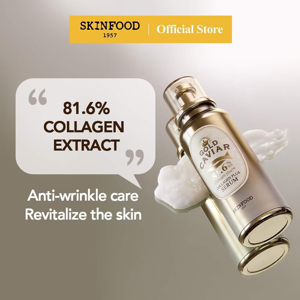 [SKINFOOD Official] Gold Caviar Collagen Plus Serum 40ml / 81.6