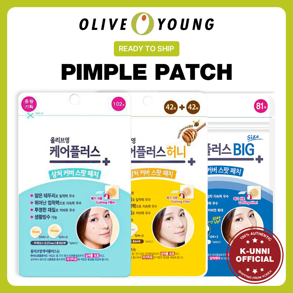 [ Olive Young ] Careplus Pimple Patch Acne Spot Sticker 3 Types ( Original / Honey / Big