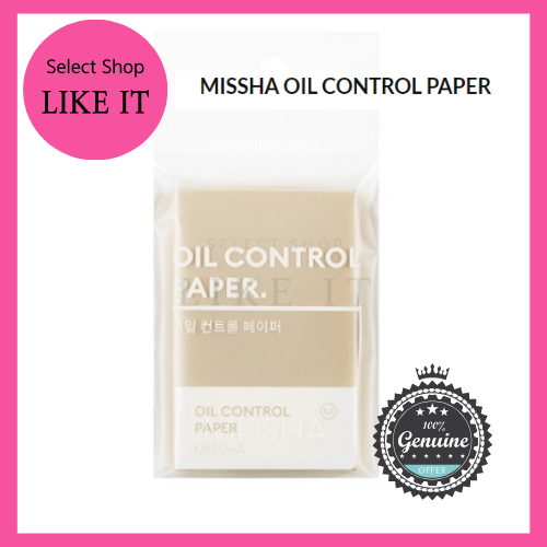 MISSHA OIL CONTROL PAPER 100pcs | Shipping from Korea | Korea Beauty ...