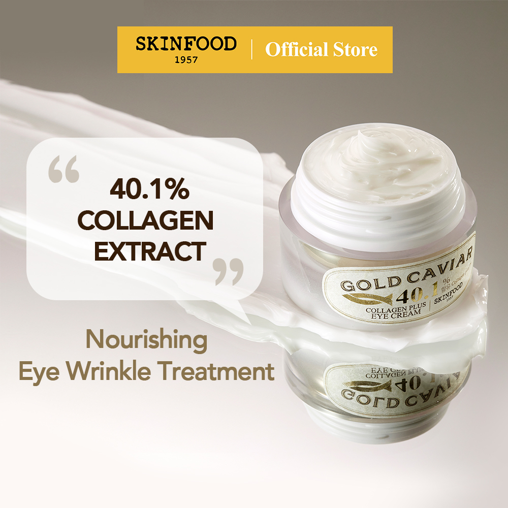 [SKINFOOD Official] Gold Caviar Collagen Plus Eye Cream 30g / 40.1