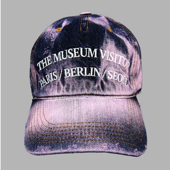 ★THE MUSEUM VISITOR★ WASHED DENIM BALLCAP BLACK 15597 ◇THE MUSEUM VISITOR◇ WASHED DENIM BALLCAP BLACK 15597 (THE