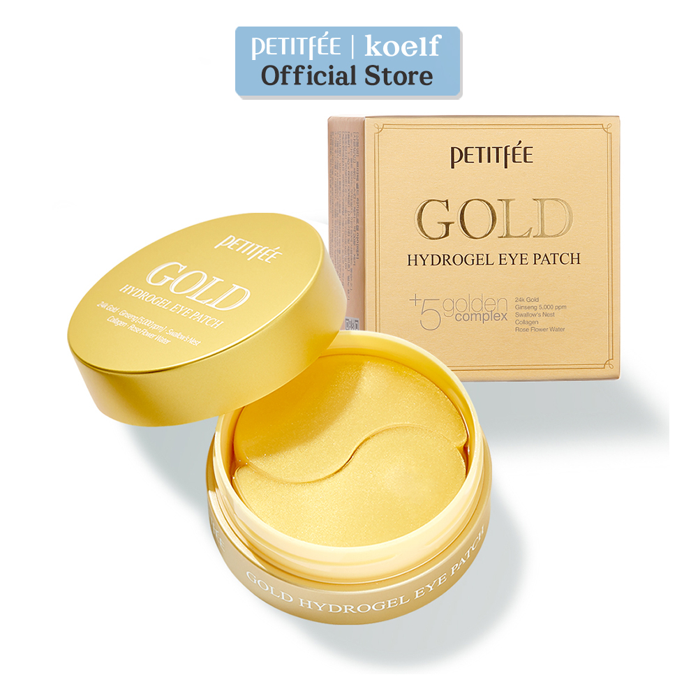 [Petitfee Official] Gold Hydrogel Eye Patch 1.4g X 60pcs (30days) Eye