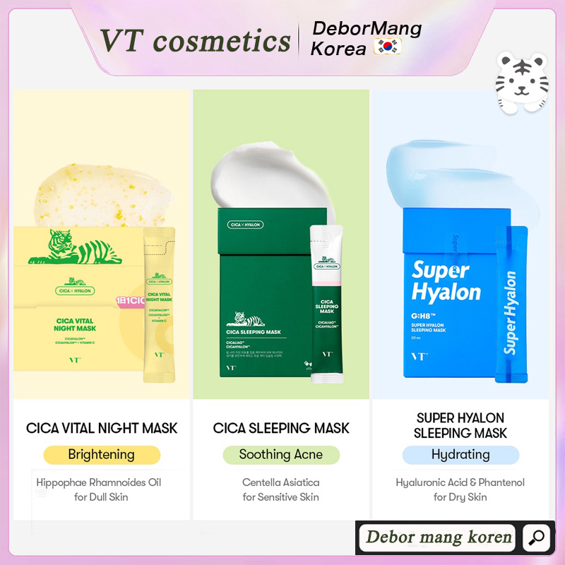 [VTCOSMETICS] Sleeping Mask 4mL x 30ea (Cica/ Cica Vital / Super Hyalon) Shopee Philippines