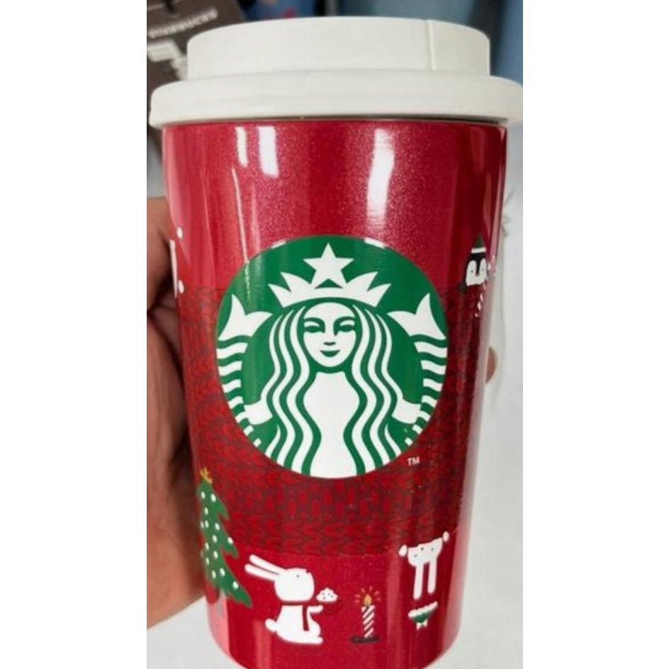 Starbucks Japan Holiday 2021 Tumbler Stainless Steel Togo Cup Joyful