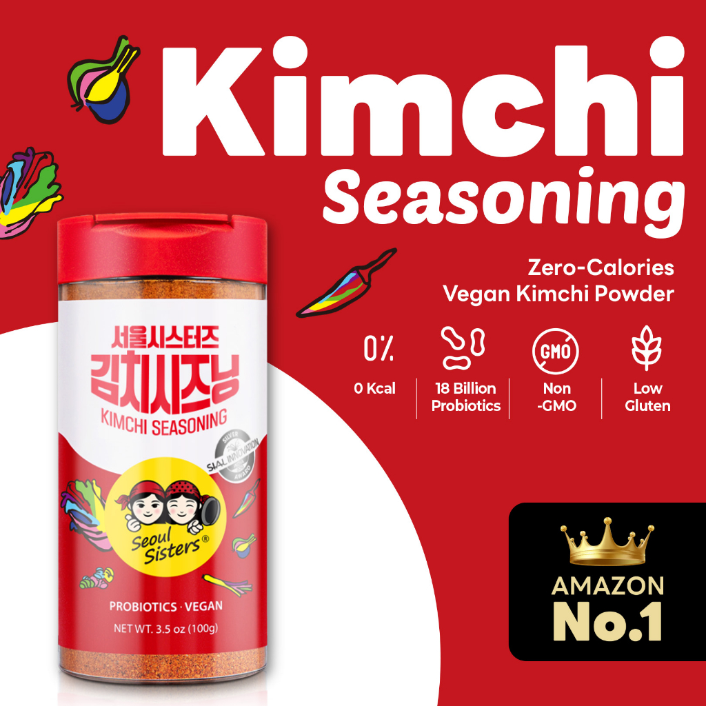 [seoul Sisters] Korean Kimchi Powder Seasoning Mix 100g 1 Low Sodium