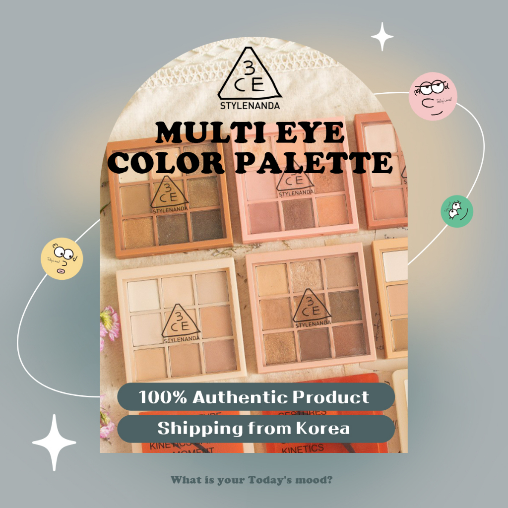 [3CE] Multi Eye Color Palette 8.5g | eyeshadow Eye Make up Cosmetic 9 ...