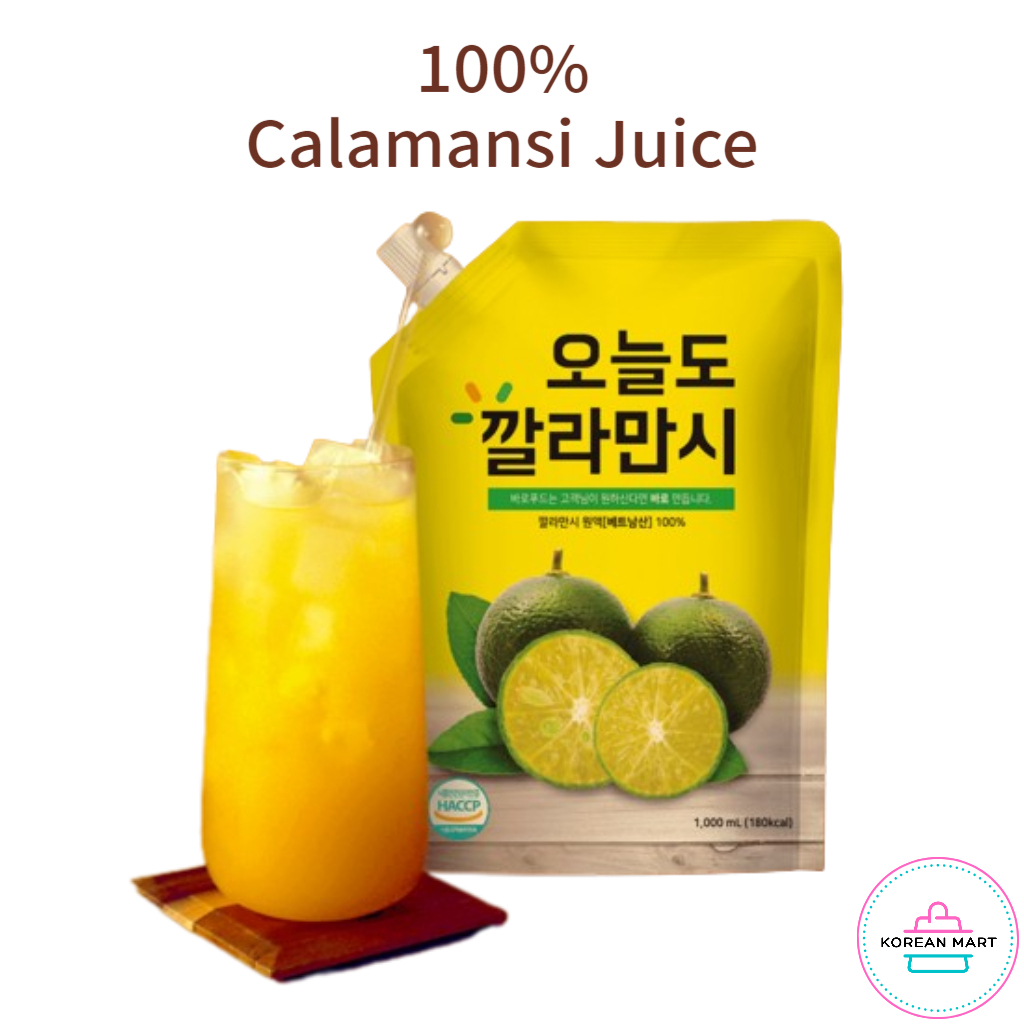 100 Calamansi Juice 1L / Pure Calamansi / HACCP Approved / No