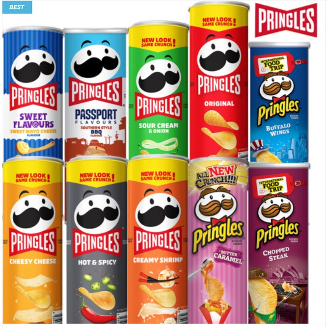 [wholesale][Pringles] Potato Chips Korean Edition Flavors 97~110g ...