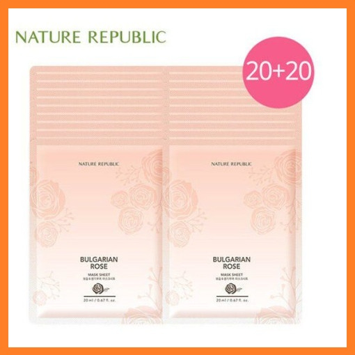 NATURE REPUBLIC NATURE REP Public 20+20 dollar mask pack facial mask ...