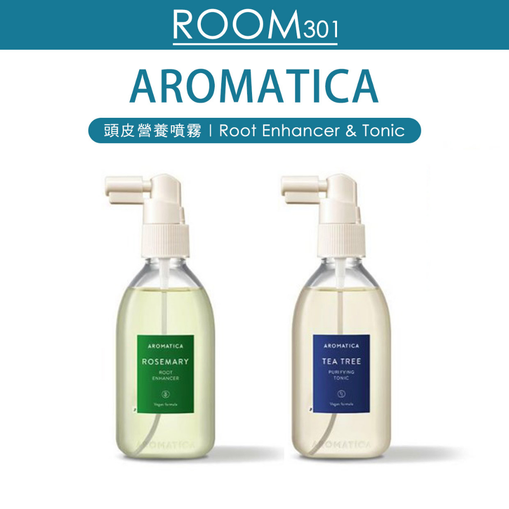 [AROMATICA] AROMATICA Rosemary Vegan Root Enhancer Scalp Essence & Tea Tree Tonic (100ml