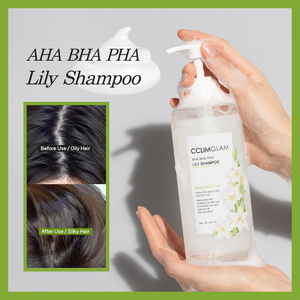 CCLIMGLAM Dandruff Scaling Lily Shampoo 500ml_AHA BHA PHA, Perfume ...