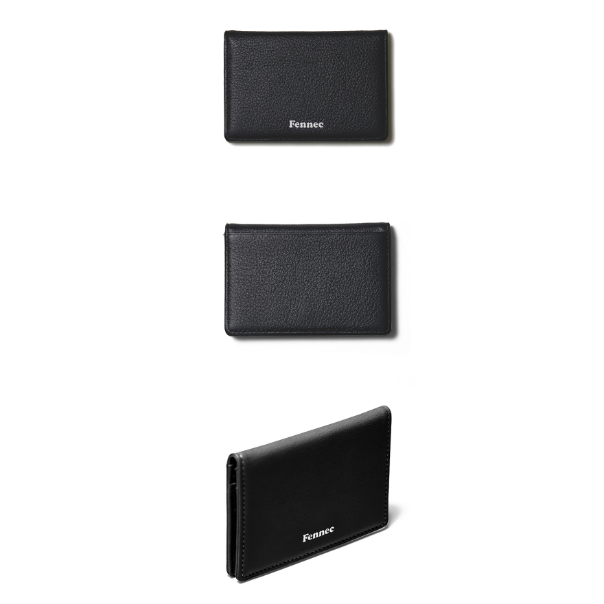 ●Fennec● SOFT CARD CASE BLACK FK1CW01BKF SOFT CARD CASE - BLACK - Fennec