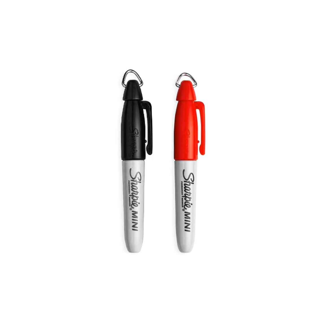 Sharpie Mini Permanent Markers (Black & Red) | Shopee Philippines