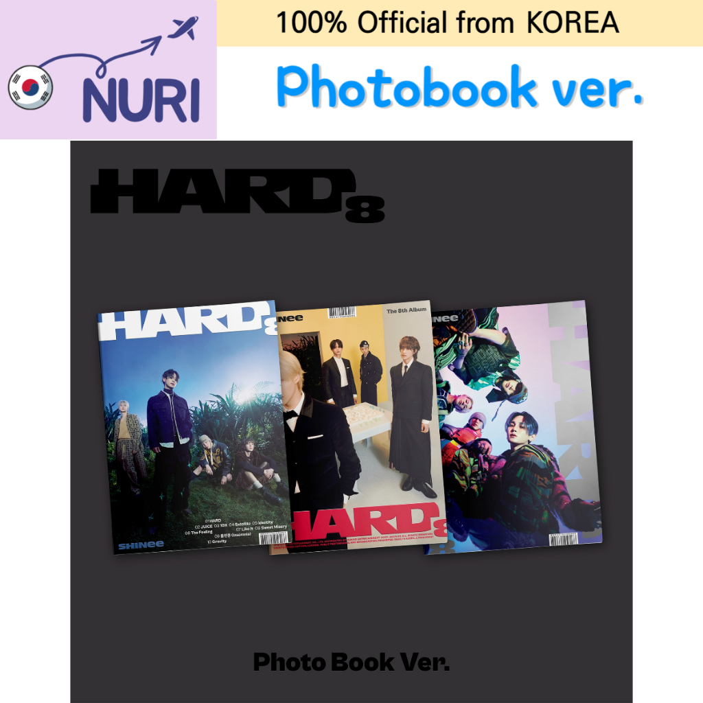 SHINEE - HARD 8TH FULL ALBUM PHOTOBOOK ver. | Shopee Philippines