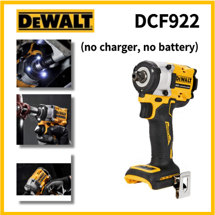 DeWalt DCF922 20V MAX Brushless Compact Impact Wrench (1/2 inch, bare