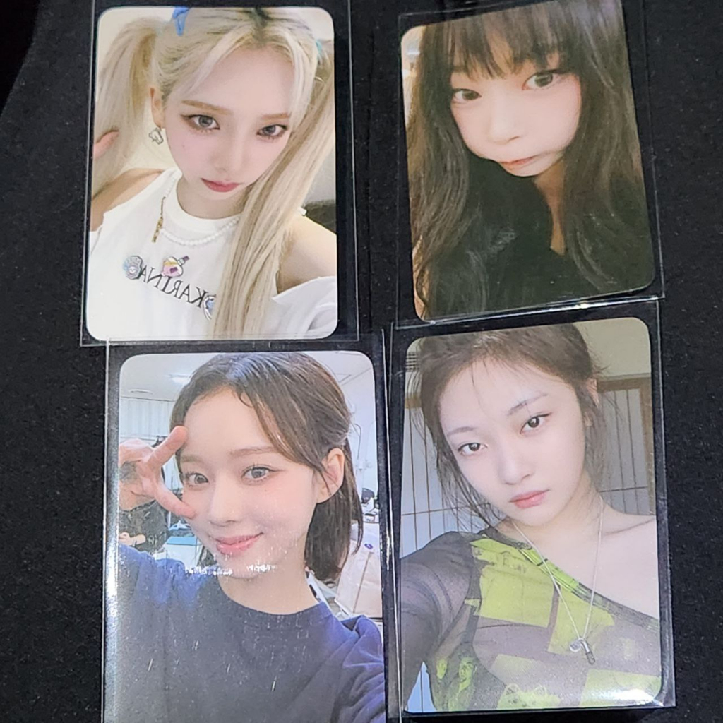 AESPA LUCKYDRAW photocard The 3RD Mini Album [MY WORLD] (Intro Ver ...