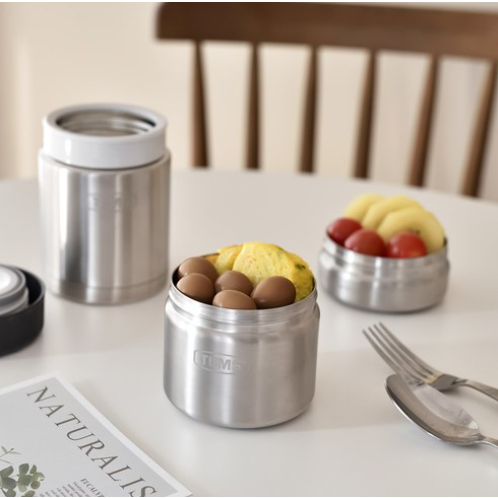 [TUMS] Stainless Steel Thermal Lunch Container 3p Set with a Bag ...
