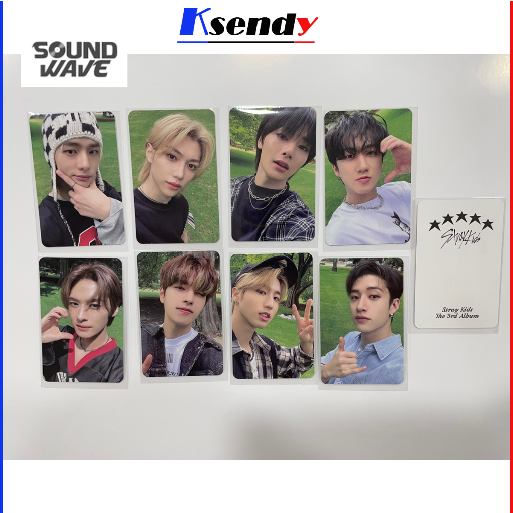 Stray Kids 3rd Album - 5-STAR POB CARD MEMBER SET (SOUND WAVE SHOP ...