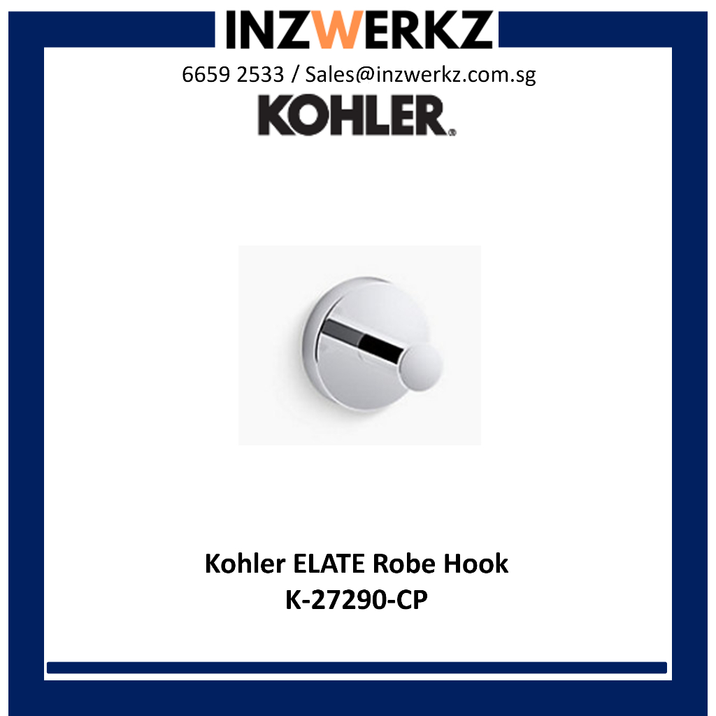 Kohler ELATE Robe Hook K-27290 | Shopee Philippines