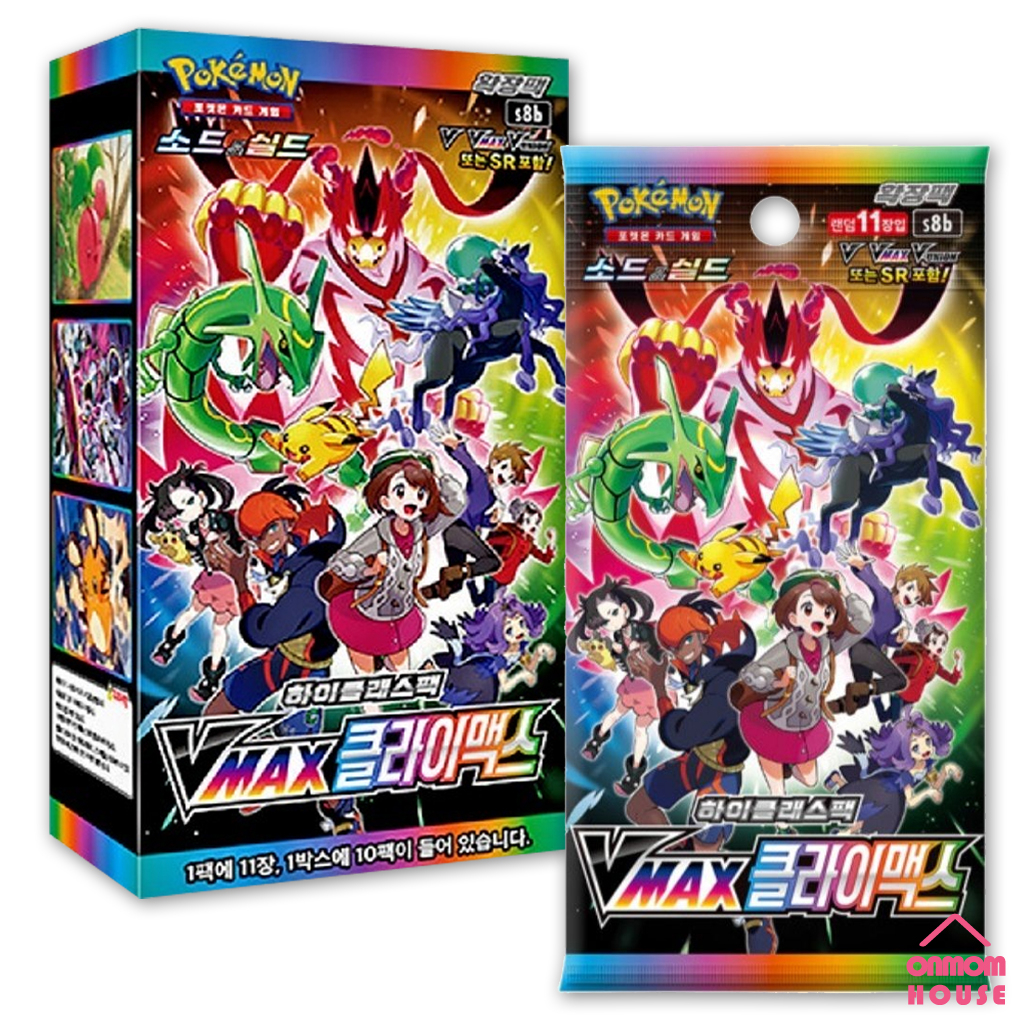 Pokmon VMAX CLIMAX High Class Pack Booster Box Sealed (Japanese) - Sword &  Shield Era S8b
