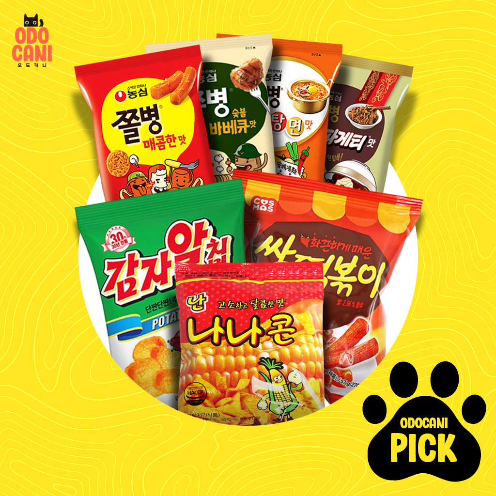 [Korean Snack] Sweet & Spicy Snacks ( potato chips / corn snack / rice
