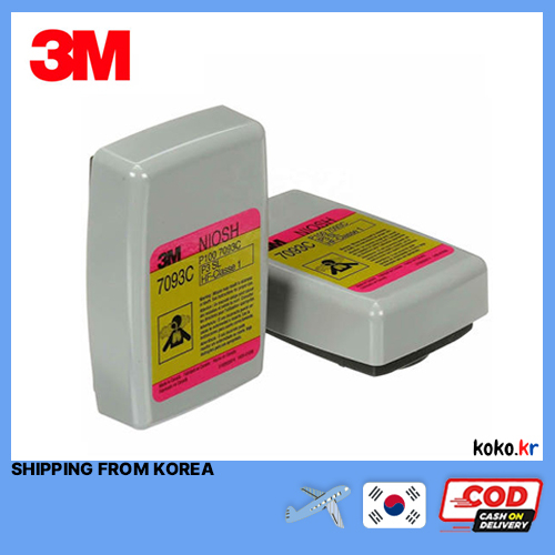 3M 7093C Hydrogen Fluoride Cartridge Filter , P100 (2pcs per pack) Made ...