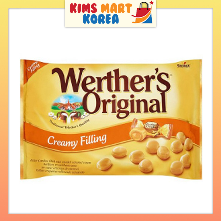 Werther’s Original Creamy Filling Butter Candies Filled With Caramel Cream Made In Germany