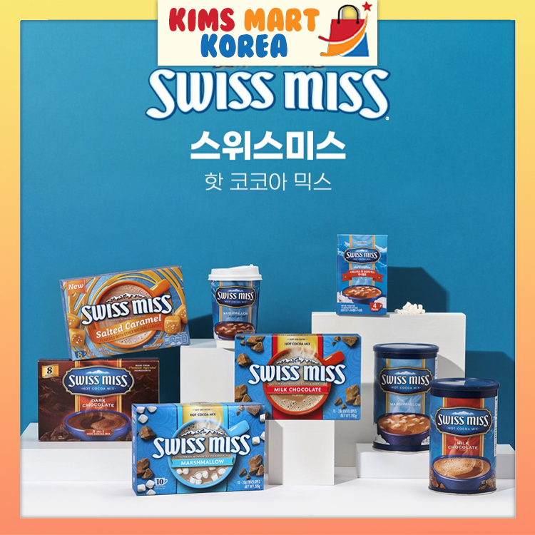 Swiss Miss Korea Hot Cocoa Chocolate Mix Milk Chocolate, Marshmallow ...